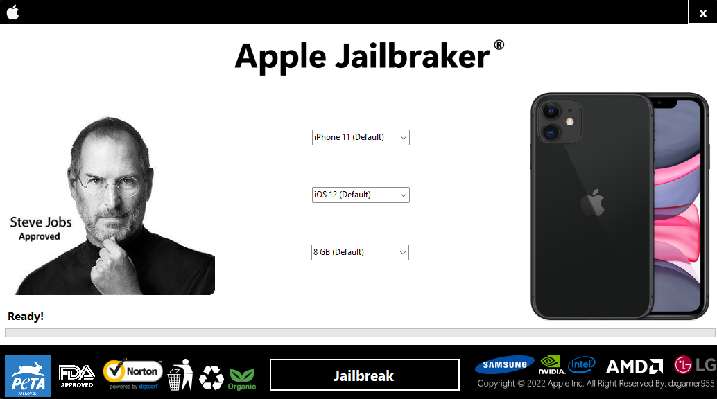 Jailbreak project screenshot